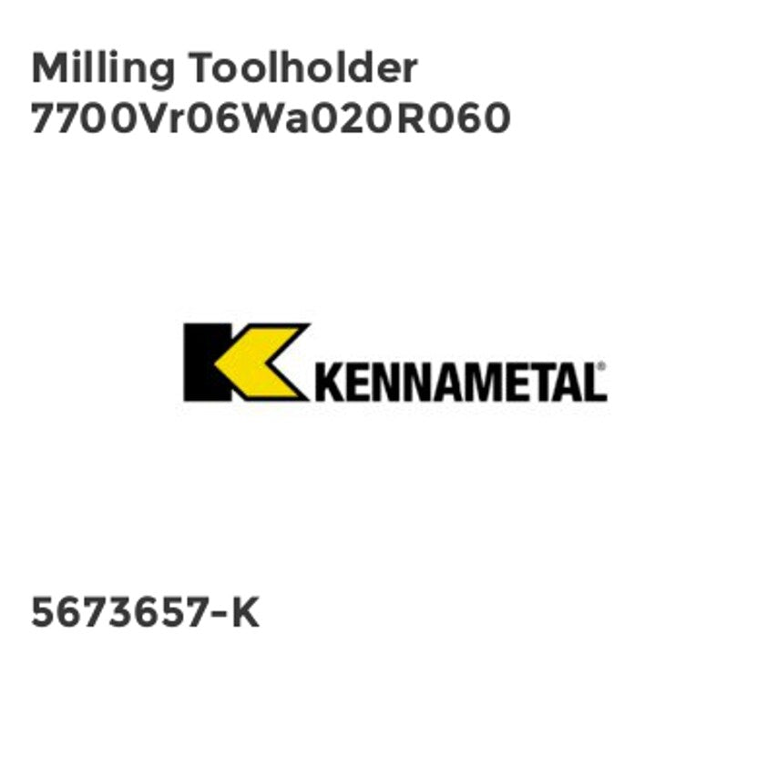 Milling Toolholder 7700VR06WA020R060