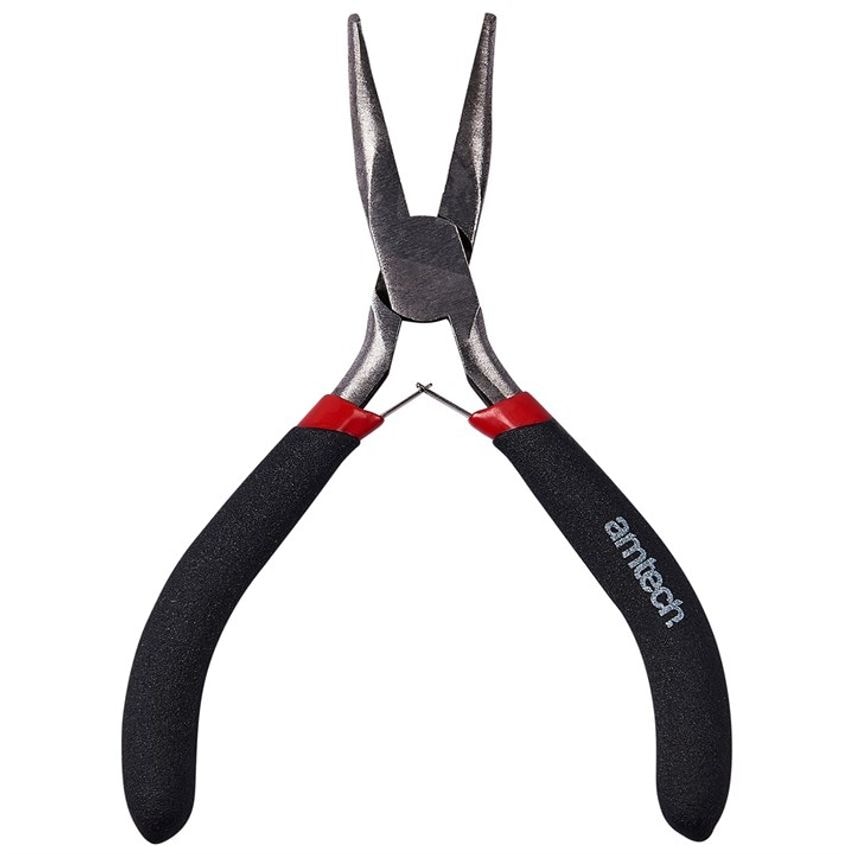 Mini Bent Nose Pliers with Spring