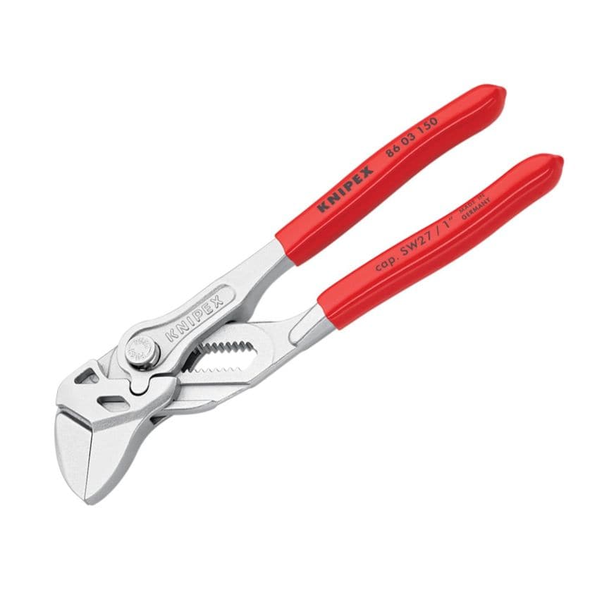 Mini Pliers Wrench PVC Grip 150mm - 27mm Capacity
