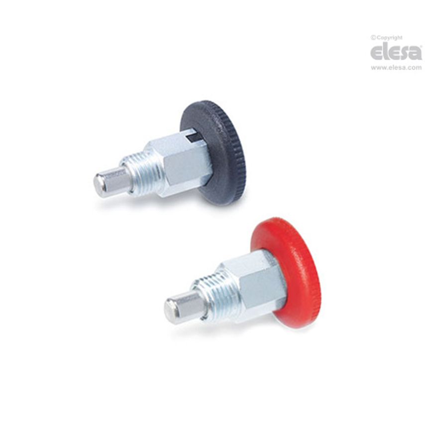 Mini indexing plunger-GN 822.1-6-C-ST