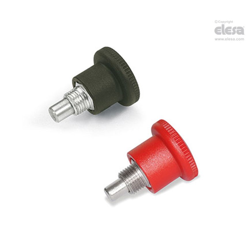 Mini indexing plunger-GN 822-5-B-NI