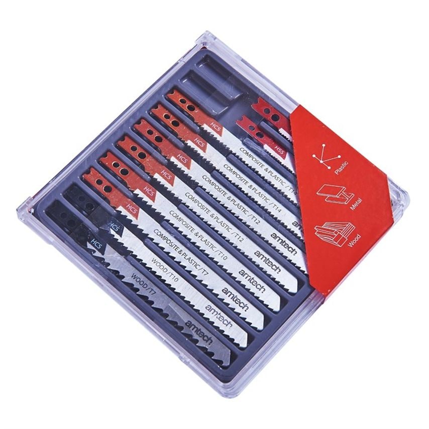 Mixed Jigsaw Blades with Clamp Fitting - Pack of 10