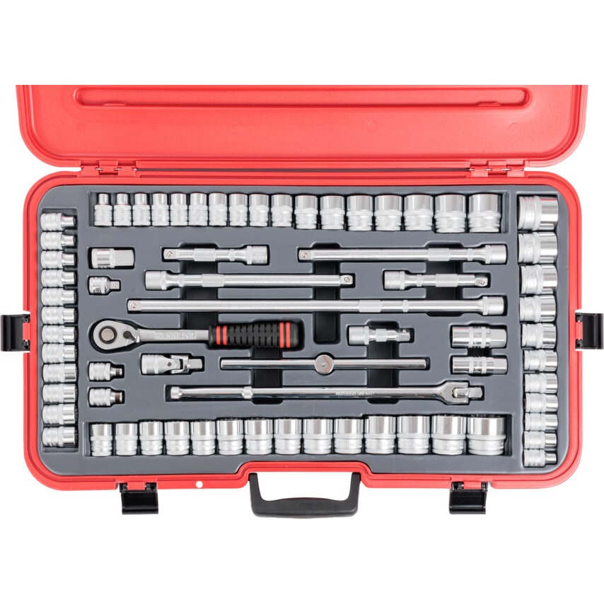 Mm/Af/Whit Socket Set 70P C 1/2" Square Drive