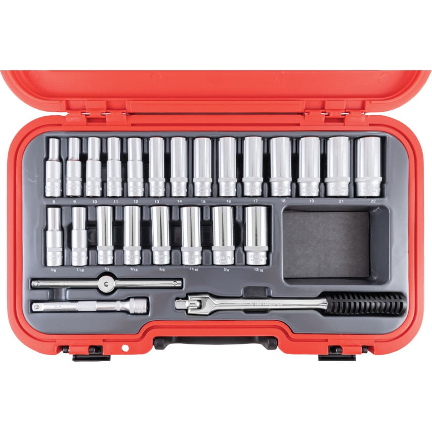 Mm/af 25 Piece 3/8" Square DR Deep Socket Set