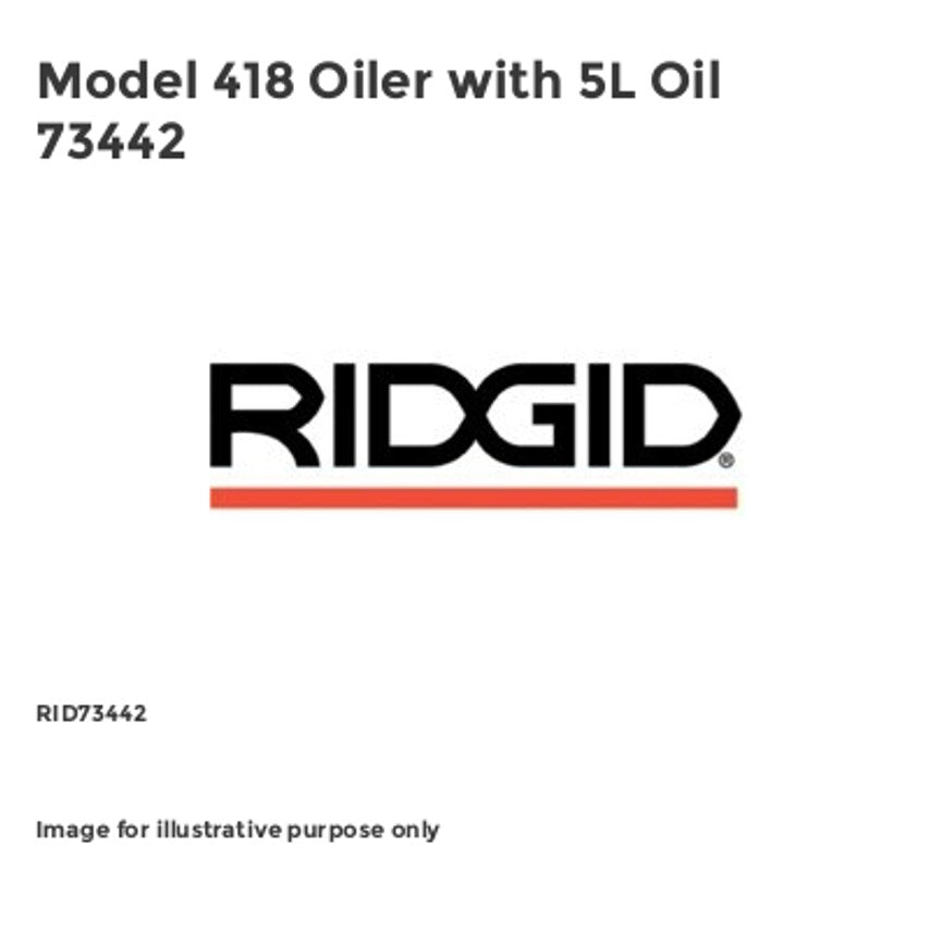 Model 418 Oiler with 5L Oil 73442