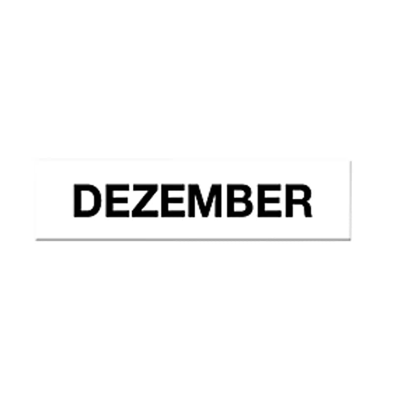 Month Magnet Set WxH 40 x 10 mm (Pack of 2)