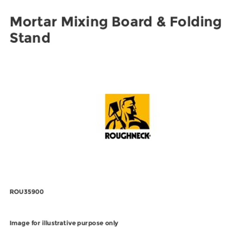 Mortar Mixing Board & Folding Stand