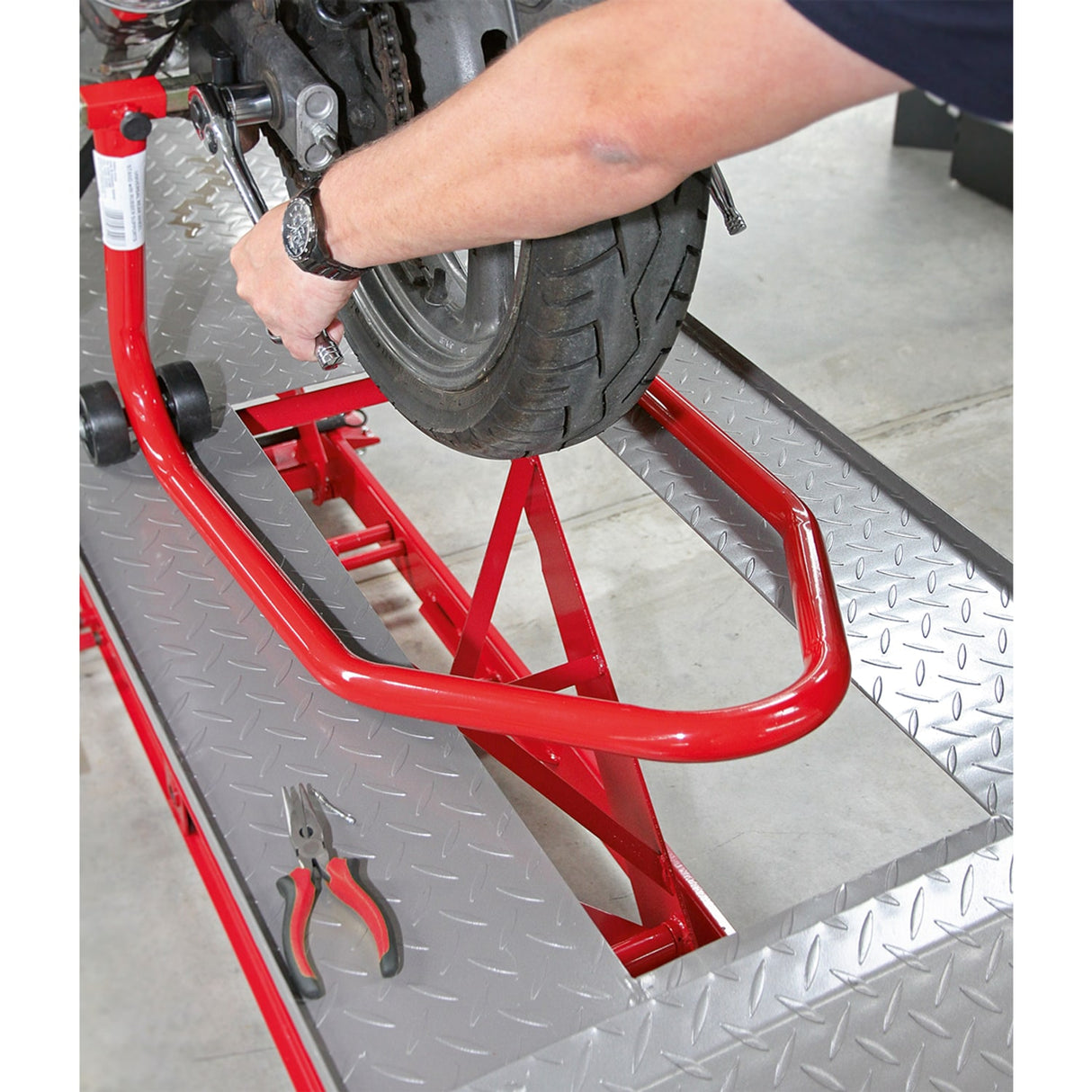 Motorcycle Lift 454kg Capacity Hydraulic