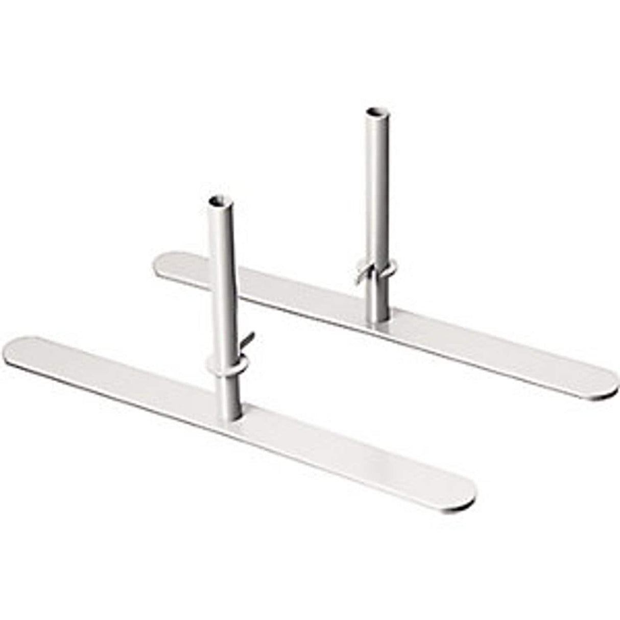 Mounting Set for Softline Sound Absorbing Partitions HxW 500 x 50mm for 1 Partition White