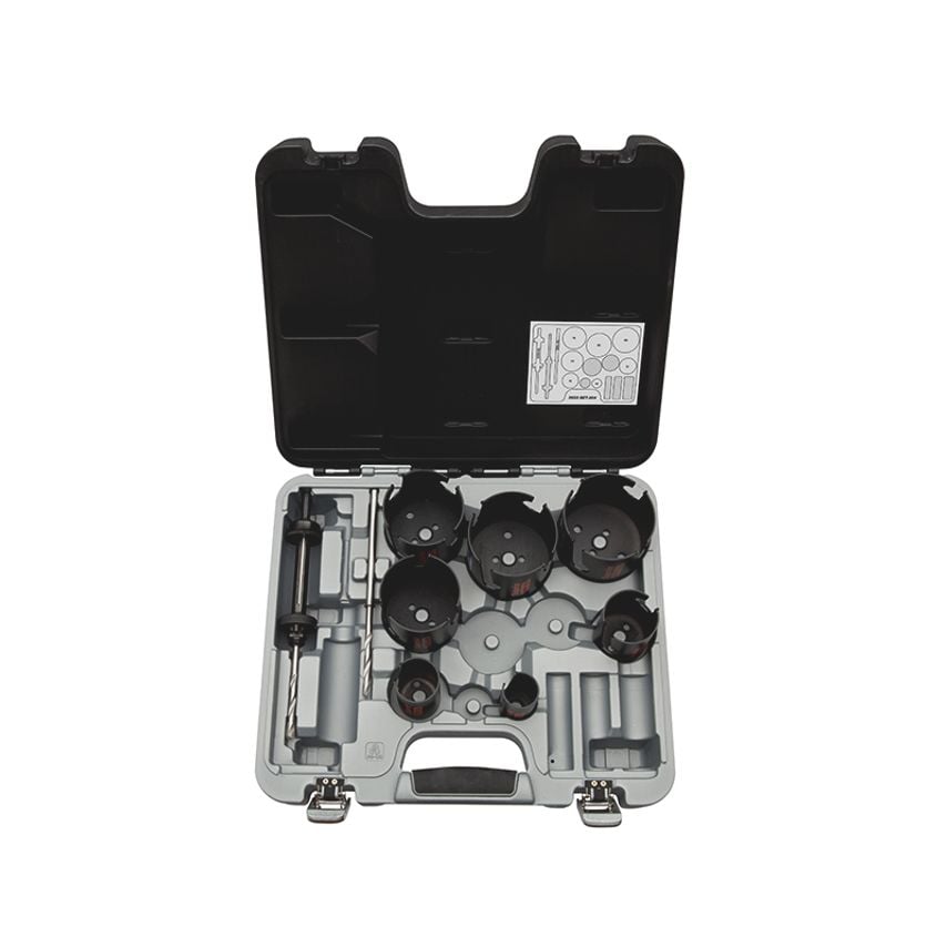 Multi-Construction Superior Holesaw Set, 9 Piece BAHHSSET3833