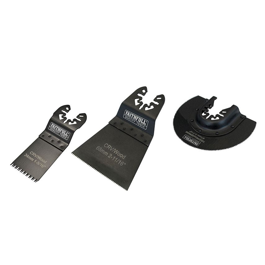 Multi-Function Tool Blade Set, 3 Piece FAIMFKIT3