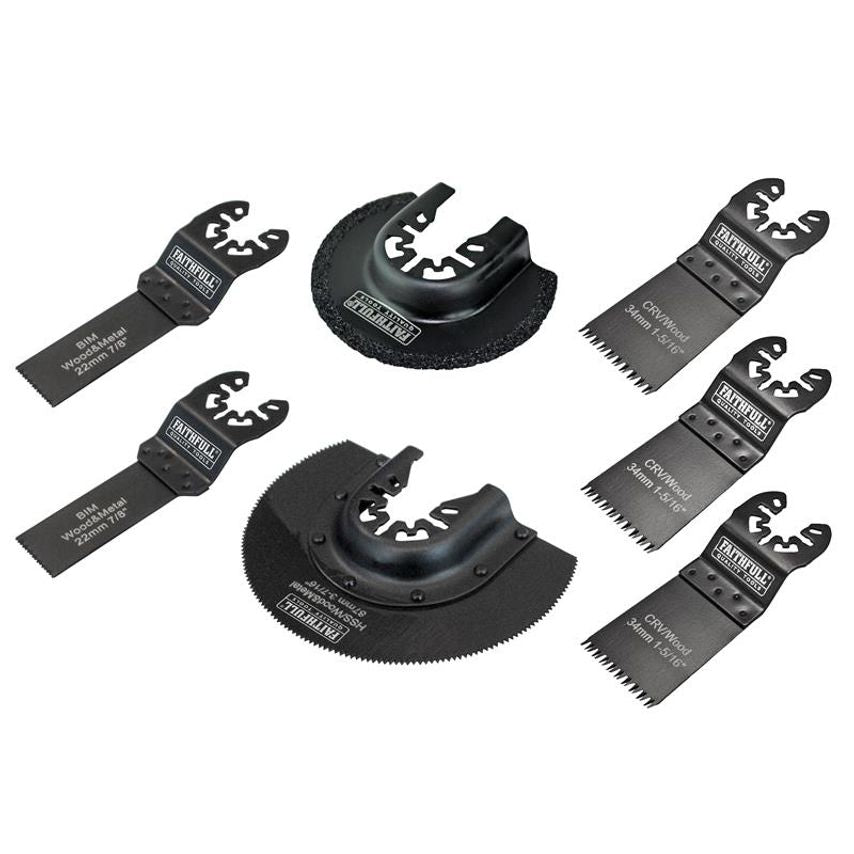 Multi-Function Tool Blade Set, 7 Piece FAIMFKIT7