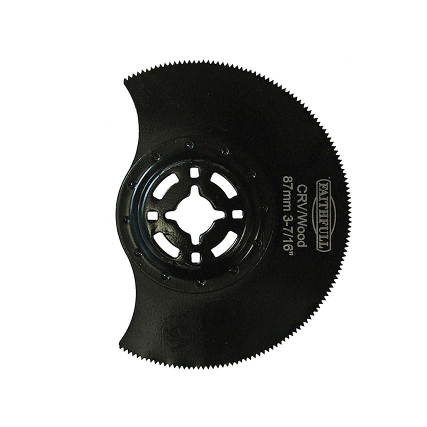 Multi-Functional Tool CrV Radial Blade Wood Wavy Set 87mm FAIMFW87W