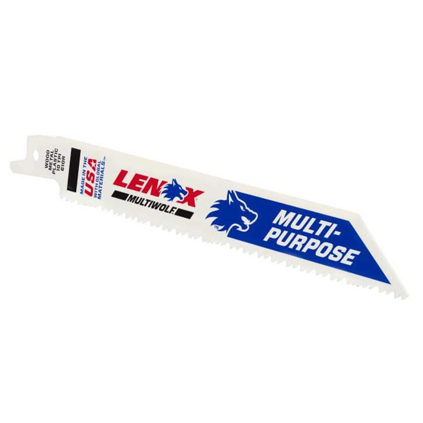 MultiWolf Wave Edge Reciprocating Saw Blade 152 x 19 x 0.9mm 10 TPI Pack 25