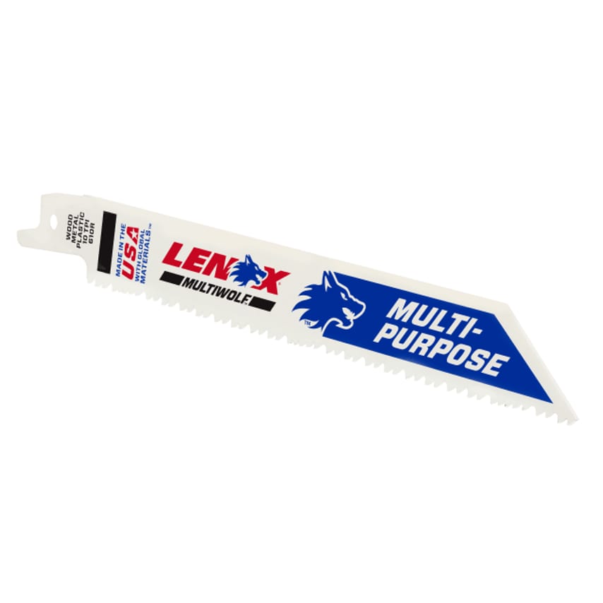 MultiWolf Wave Edge Reciprocating Saw Blade 152 x 19 x 0.9mm 10 TPI Pack of 5