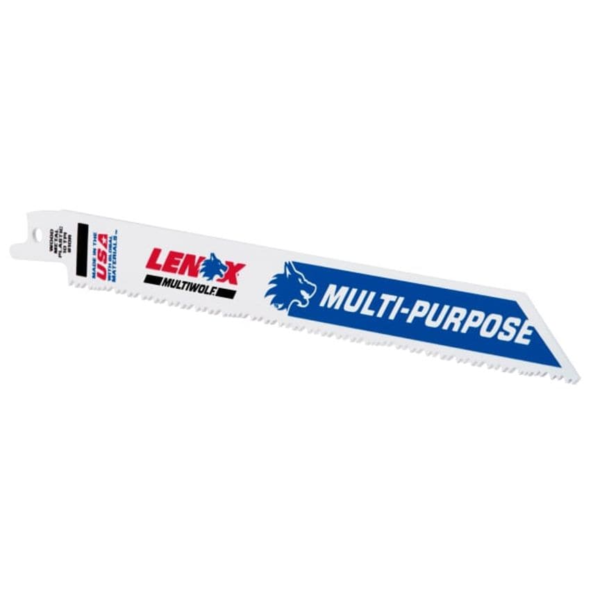 MultiWolf Wave Edge Reciprocating Saw Blade 203 x 19 x 1.3mm 10 TPI (Pack of 25)