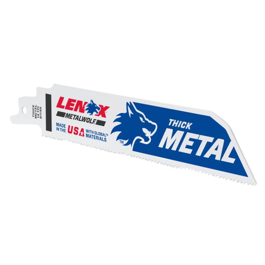 MultiWolf Wave Edge Reciprocating Saw Blade - 152 x 25 x 1.1mm 14 TPI (Pack of 5)