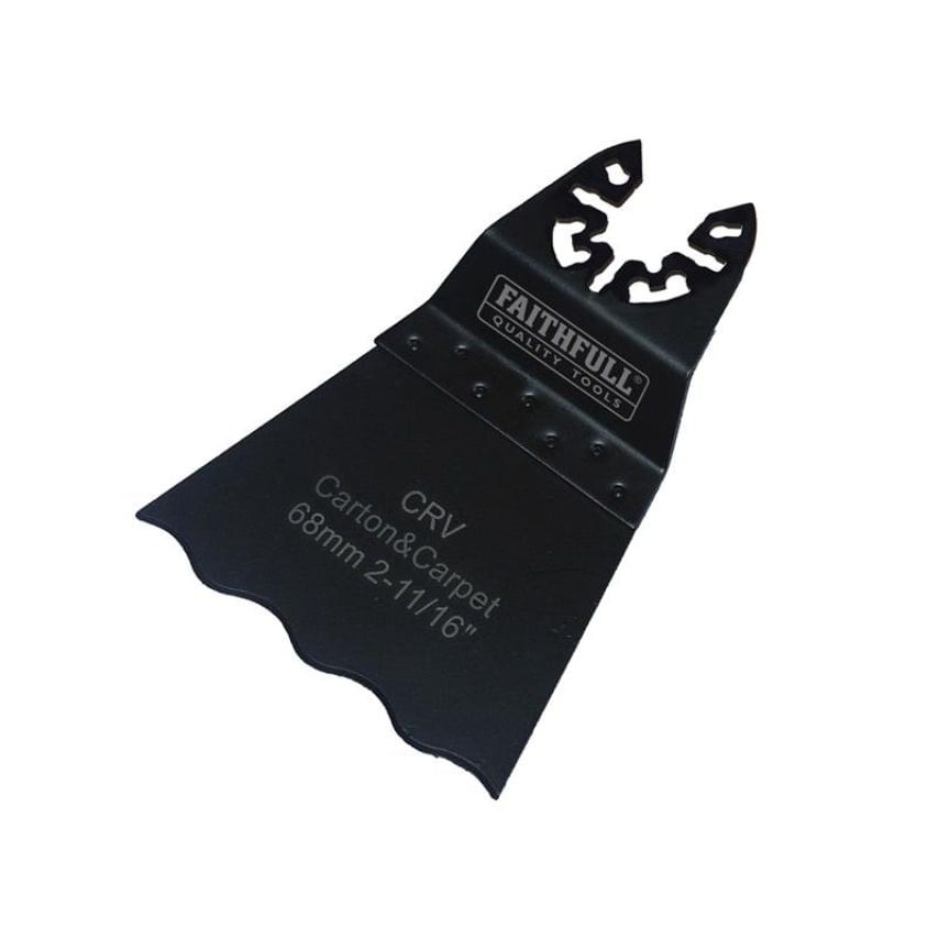 Multi-functional Tool CRV Serrated Wavy Edge Saw Blade 68mm