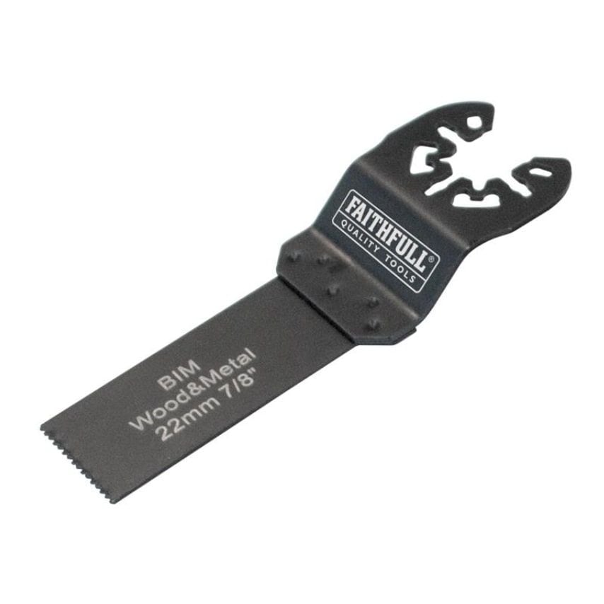 Multi-functional Tool Flush Cut Wood/Bi-Metal Blade 22mm