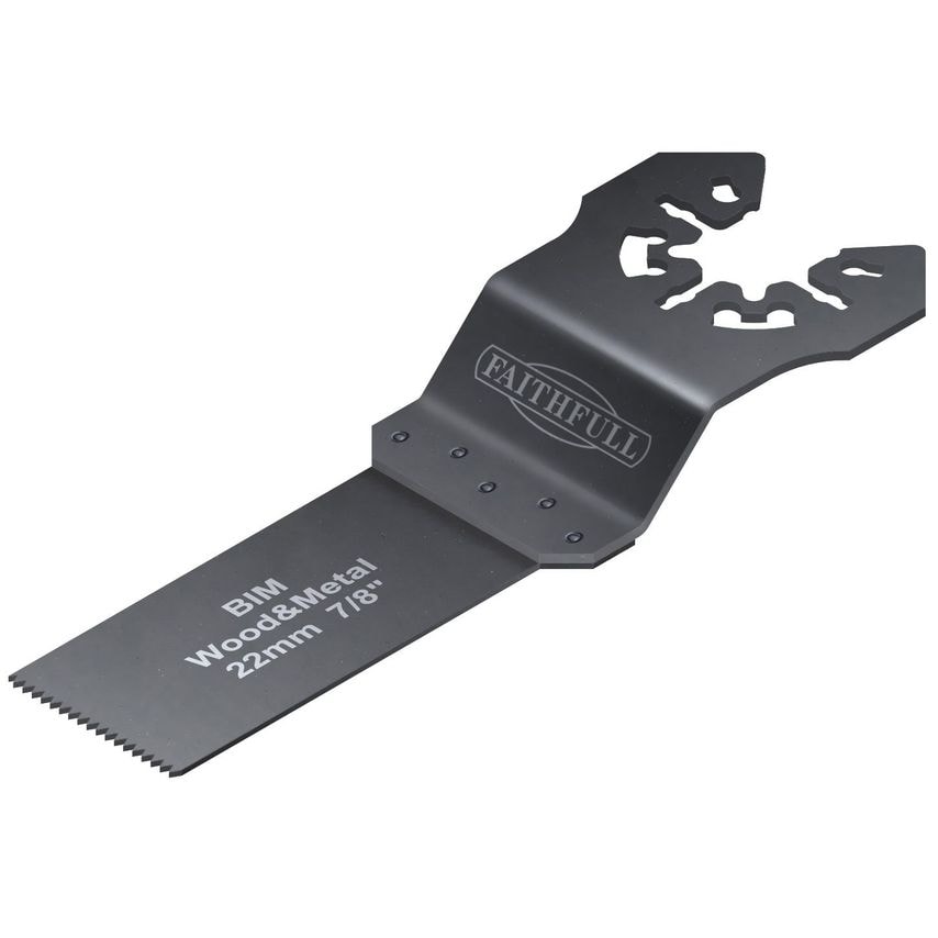 Multi-functional Tool Flush Cut Wood/Bi-Metal Blade 22mm, Pack of 5