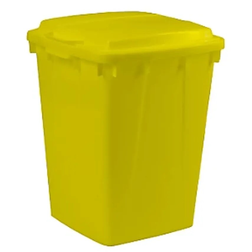 Multi-purpose Container, Capacity 90 L, LxWxH 510 X 485 X 600mm, Yellow