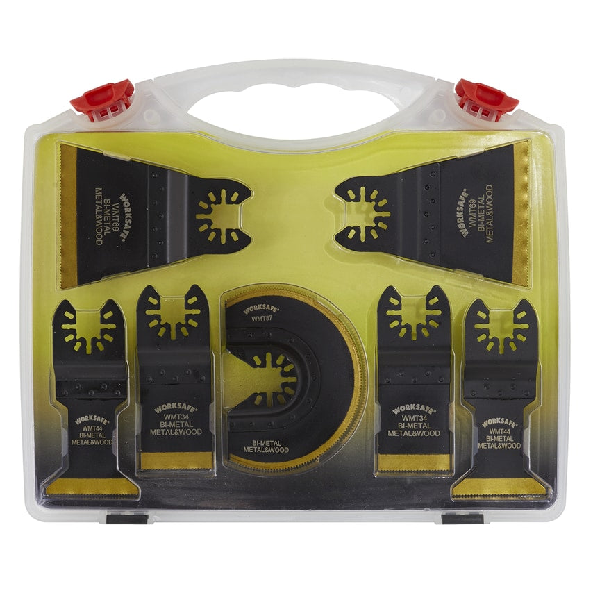 Multi-tool Blade Set Metal & Wood 7 Piece