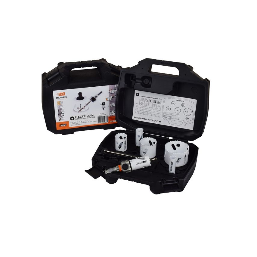 Mxqs Hole Saw Kit - Electrician - Speedxcut - Bi-Metal M42 6