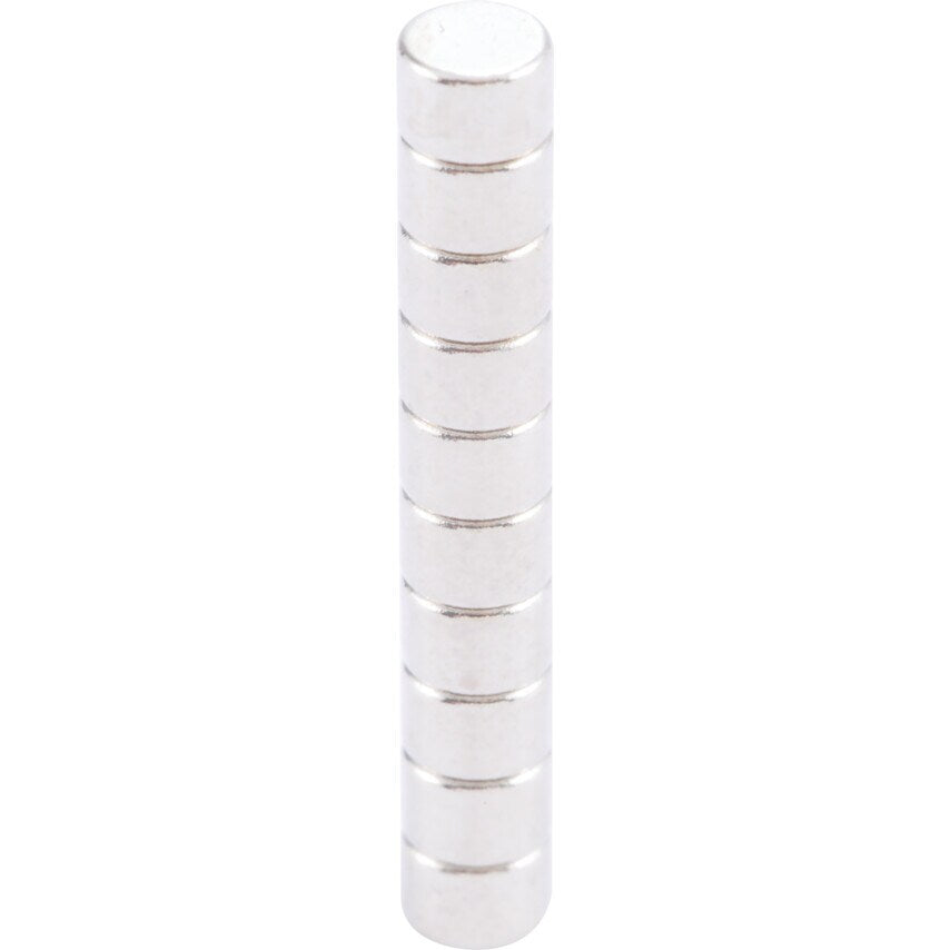 N804 Neodymium Disc 5mm x 2mm, Pack of 10