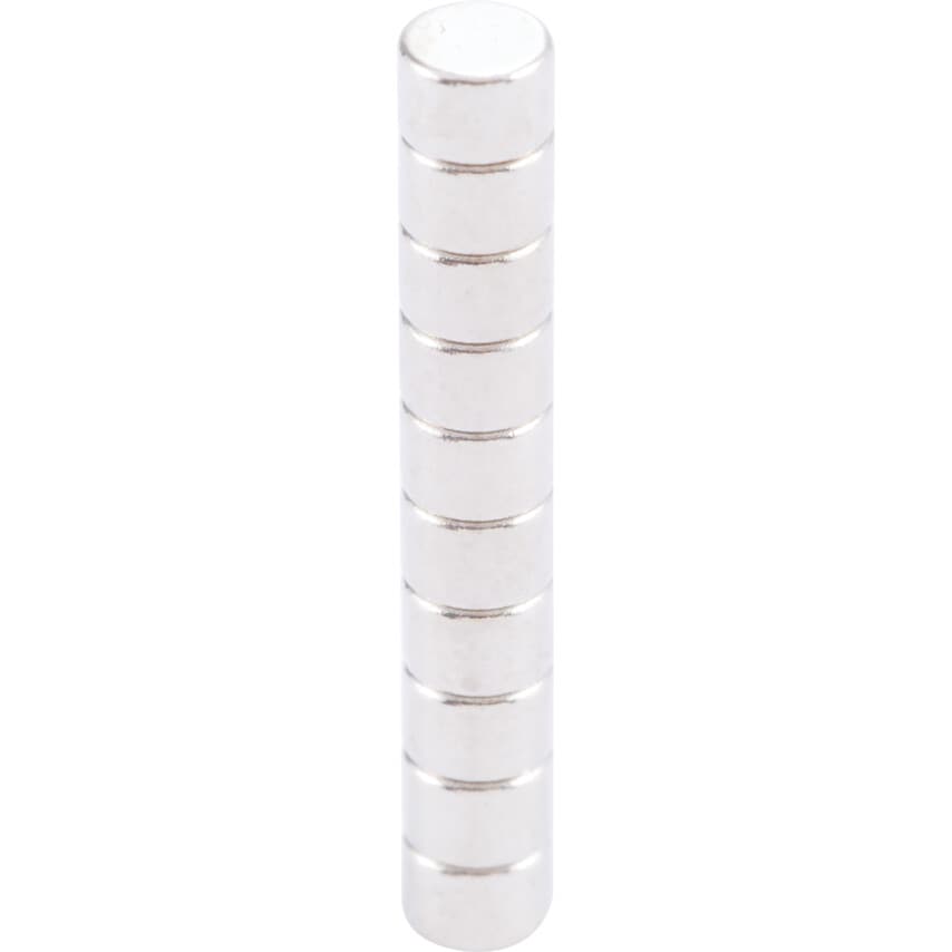 N814 Neodymium Disc 15mm x 3mm, Pack of 3