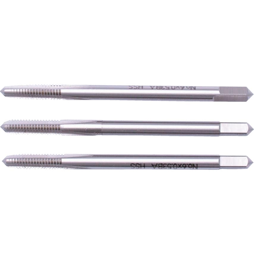 NO.6BA HSSGT Straight Flute Tap Set
