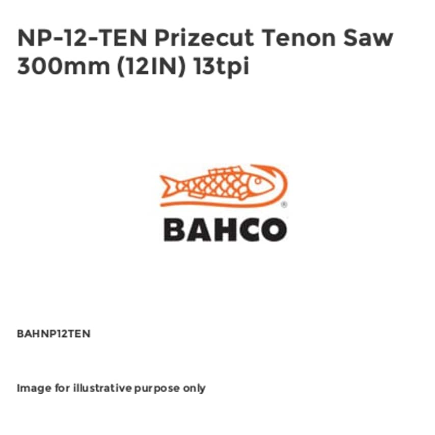 NP-12-TEN Prizecut Tenon Saw 300mm (12IN) 13tpi BAHNP12TEN