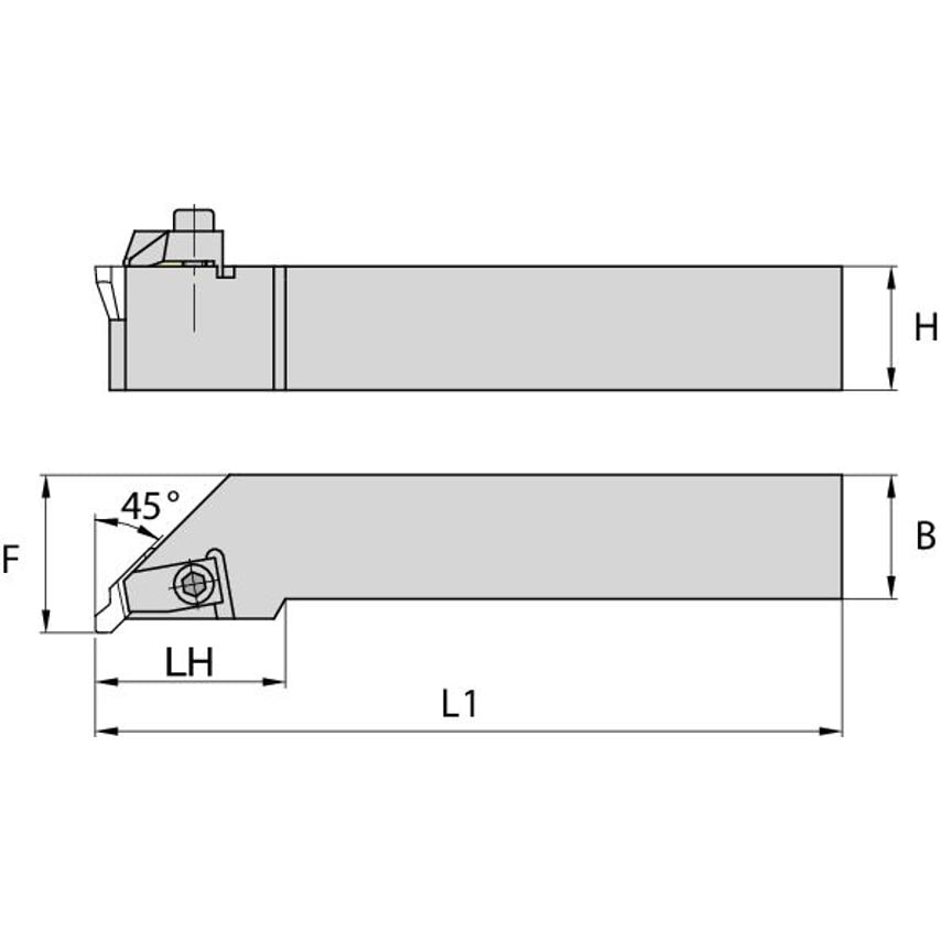 NRR2020K3 Top Notch Holder W20, 0MM L125,