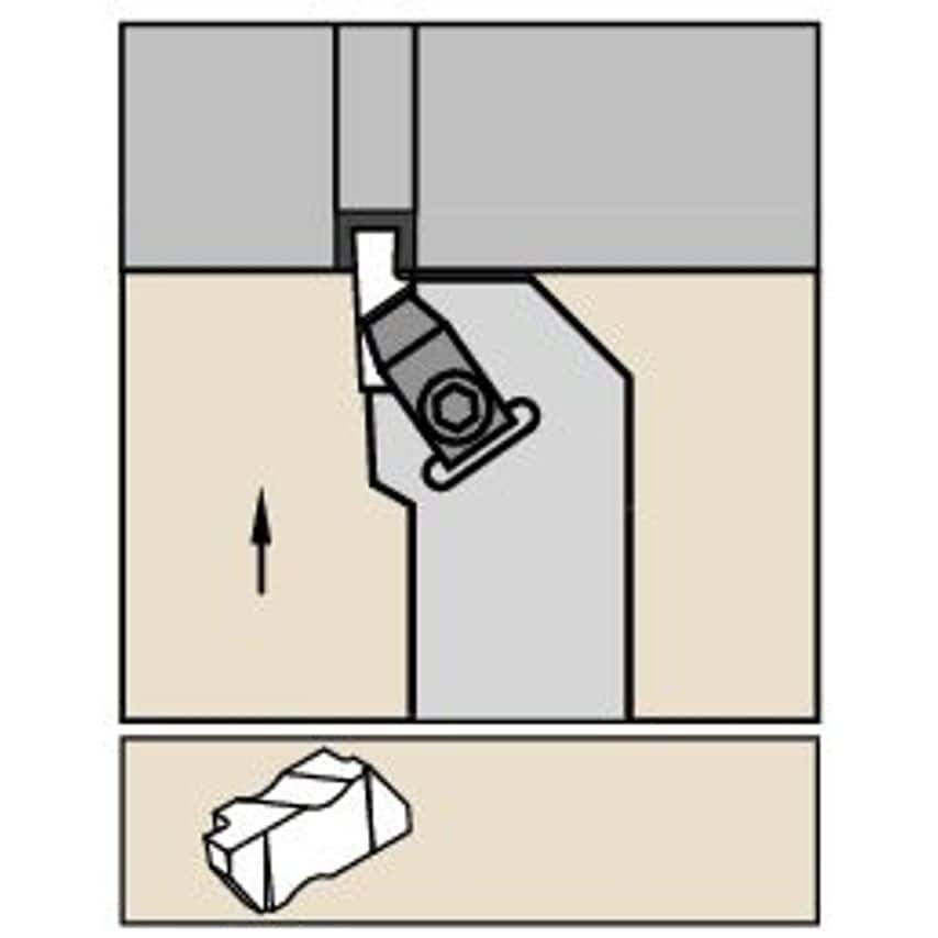 NSR206D Top Notch Holder W1.25 L6.00