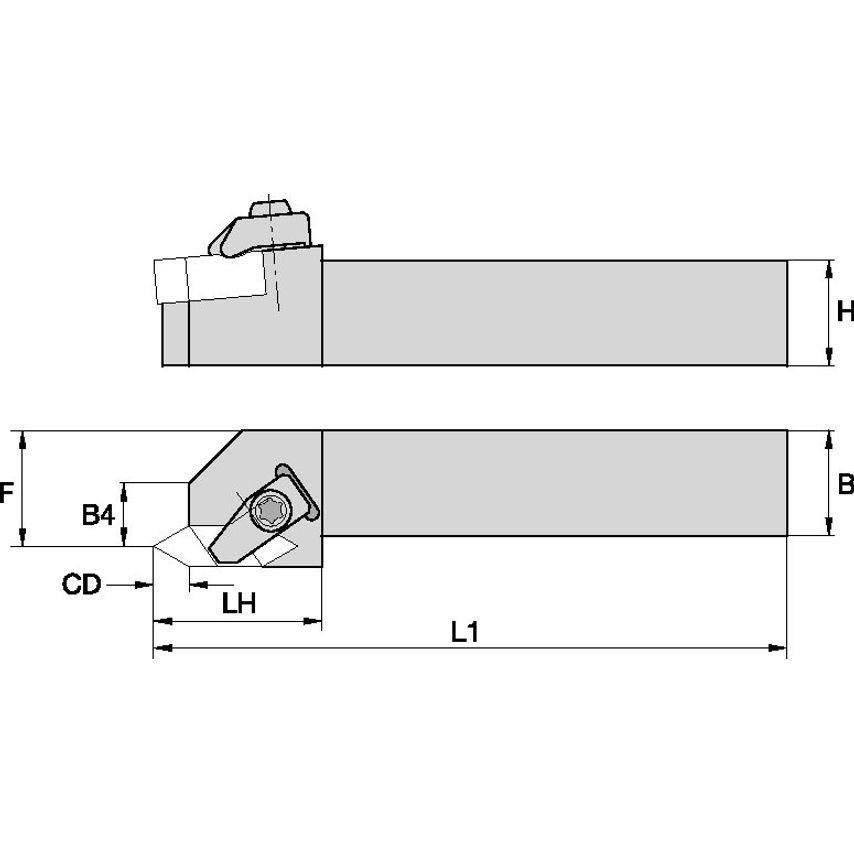 NSUR164D Top Notch Holder W1.00 L6.00