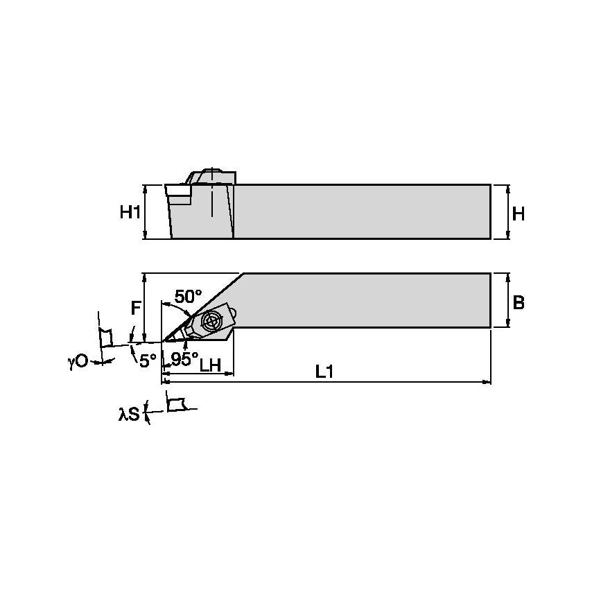 NVLCL163D Top Notch Holder W1.00 L6.00