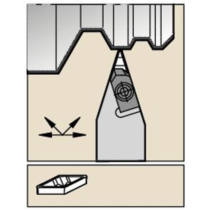 NVVCN163D Top Notch Holder W1.00 L6.00