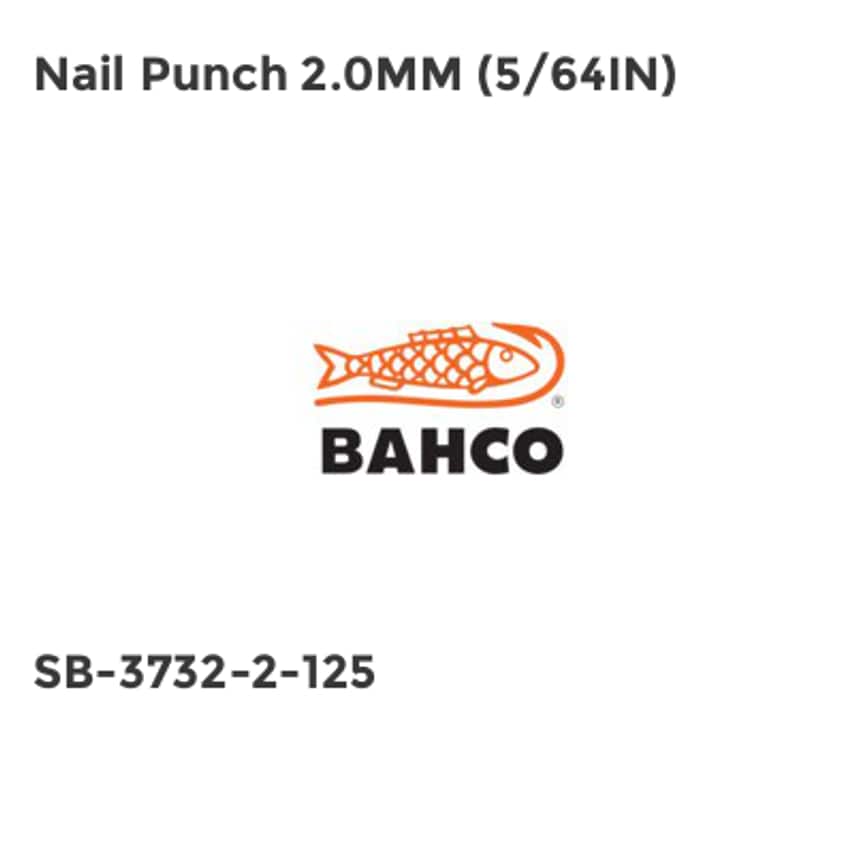 Nail Punch 2.0mm (5/64in) BAHNP564