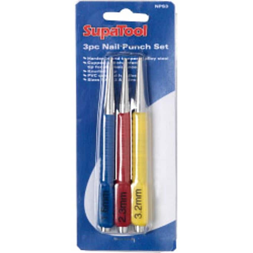 Nail Punch Set of 3 Piece
