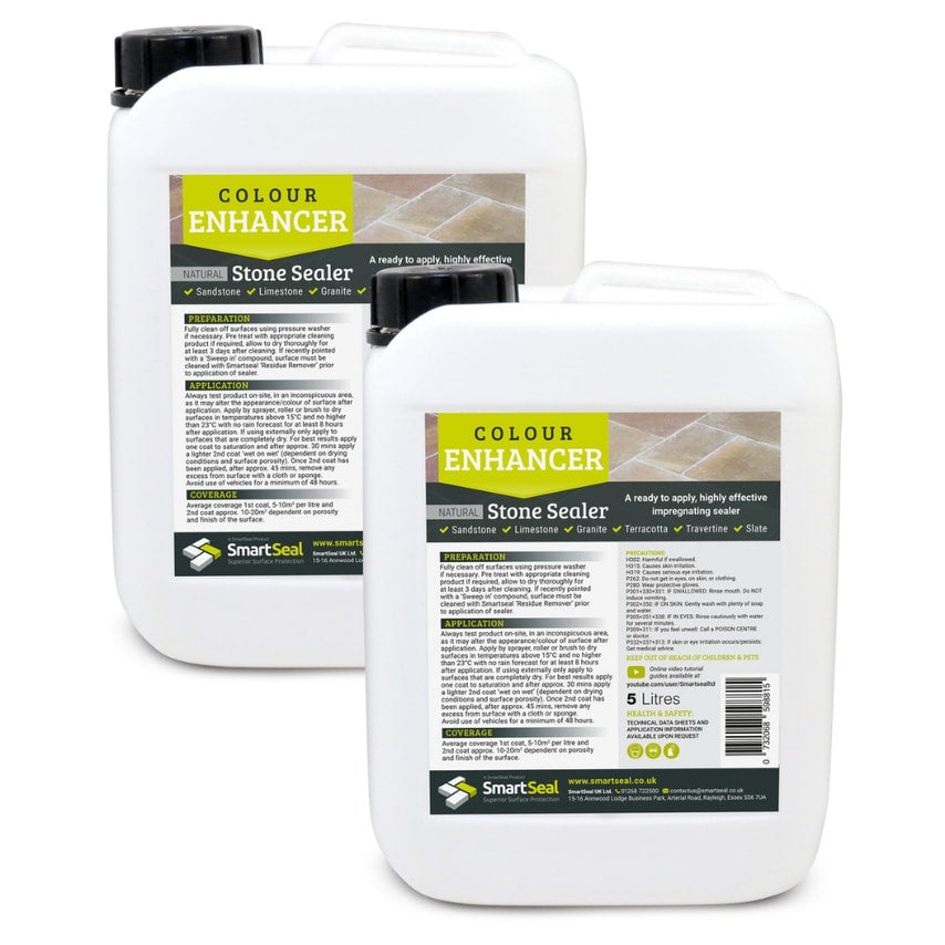 Natural Stone Sealer Colour Enhancer 5 Liter Pack of 2