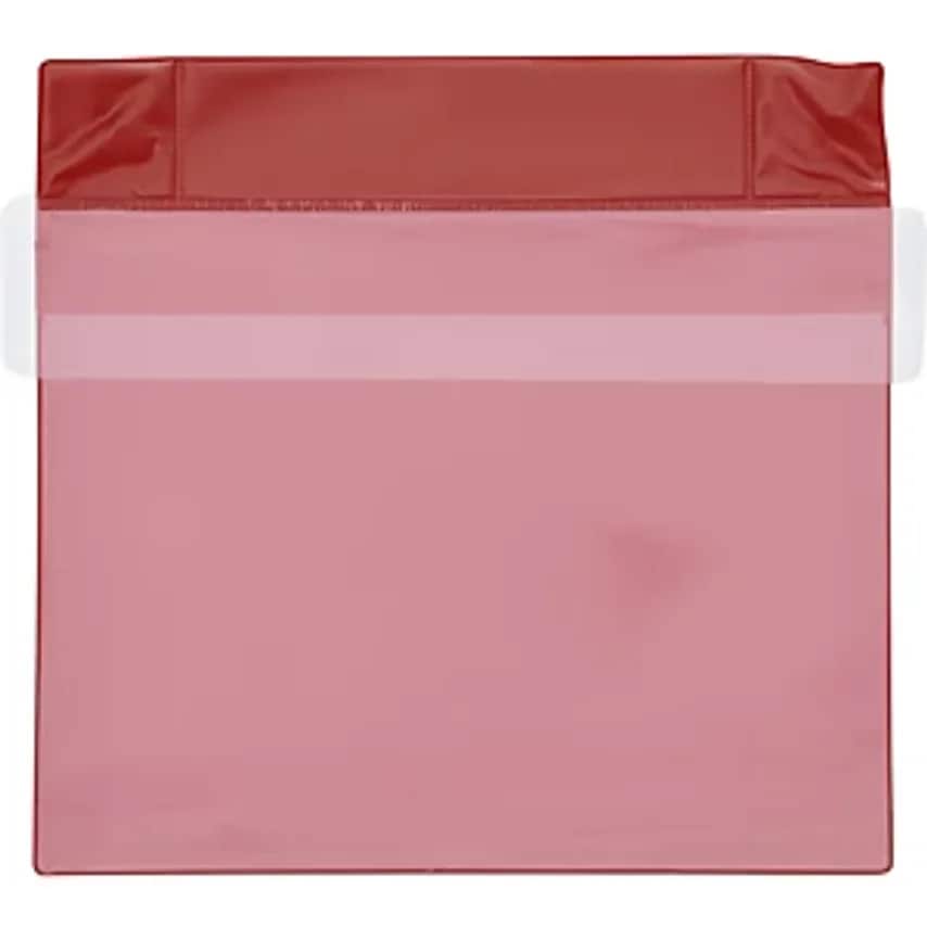 Neodymium Magnetic Pockets - Landscape Format - Red, A4
