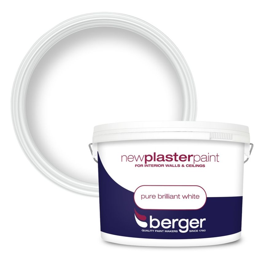 New Plaster Paint Matt 10L Pure Brilliant White
