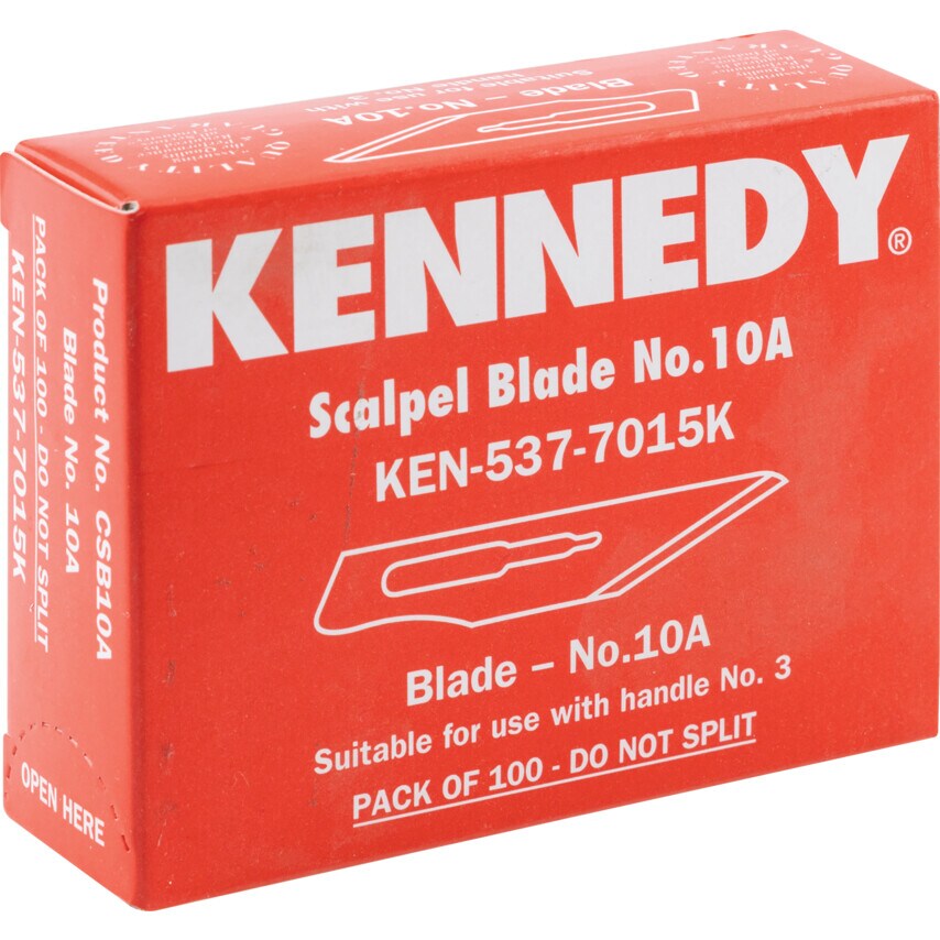 No.10A Carbon Steel Surgical Blade, Pack of 100