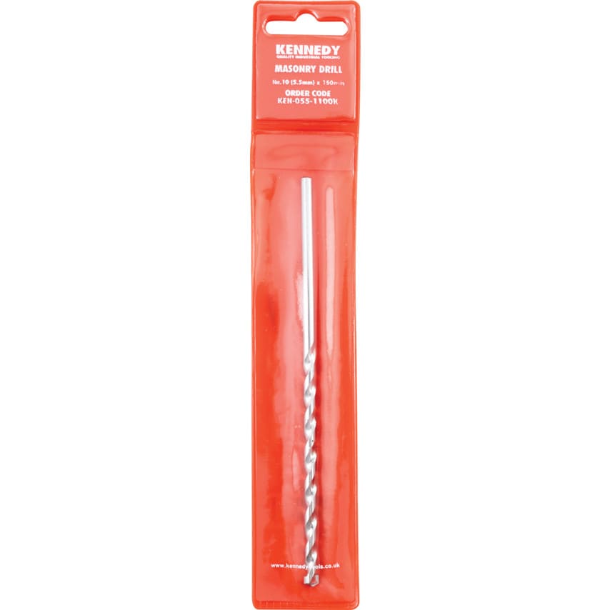 No.10 (5.5mm) x 150mm O/A Masonry Drill