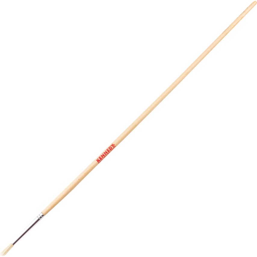 No.10 Round Fitch Brush Natural Wooden Handle