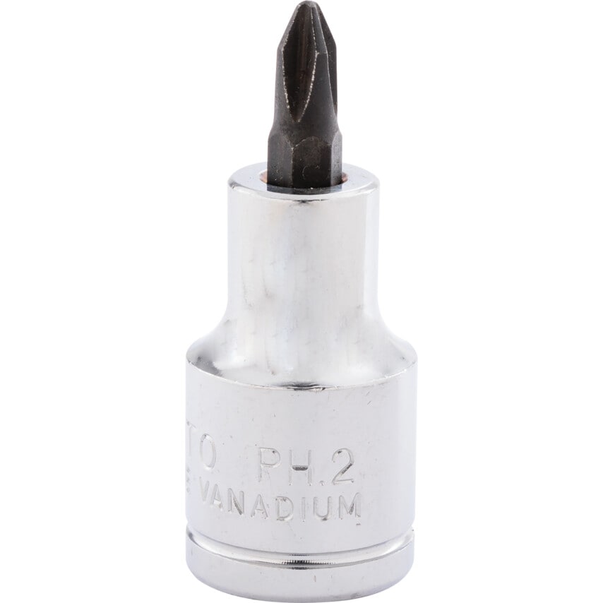 No.2X55mm Philips Socket 1/2" Square Drive