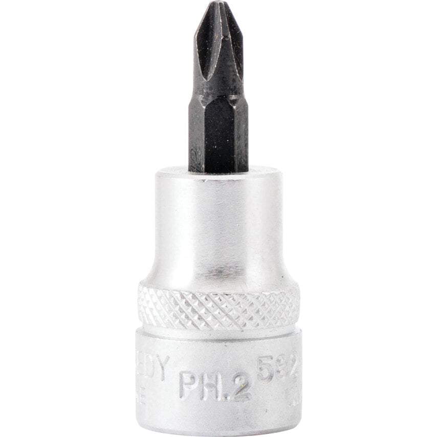 No.2 Phillips Screwdriver Socket Bit 3/8" Square Drive