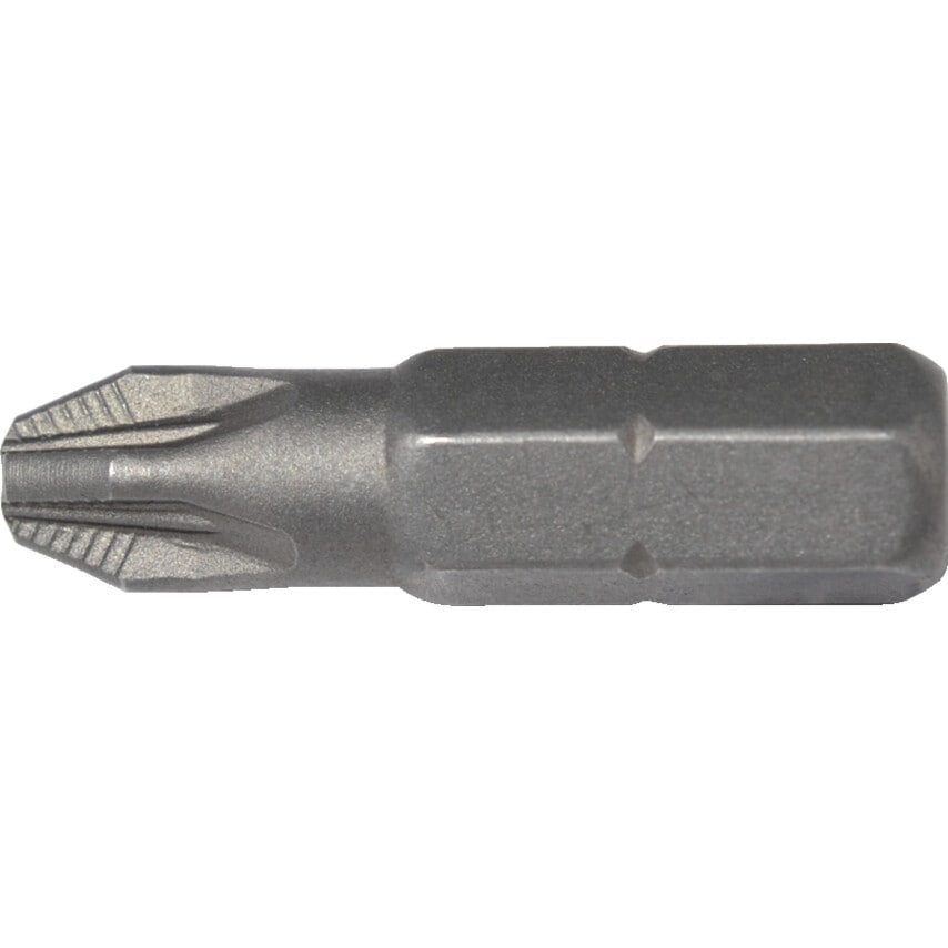 No.2x25mm Acr II Pozidriv Screwdriver Bit 1/4" Hex