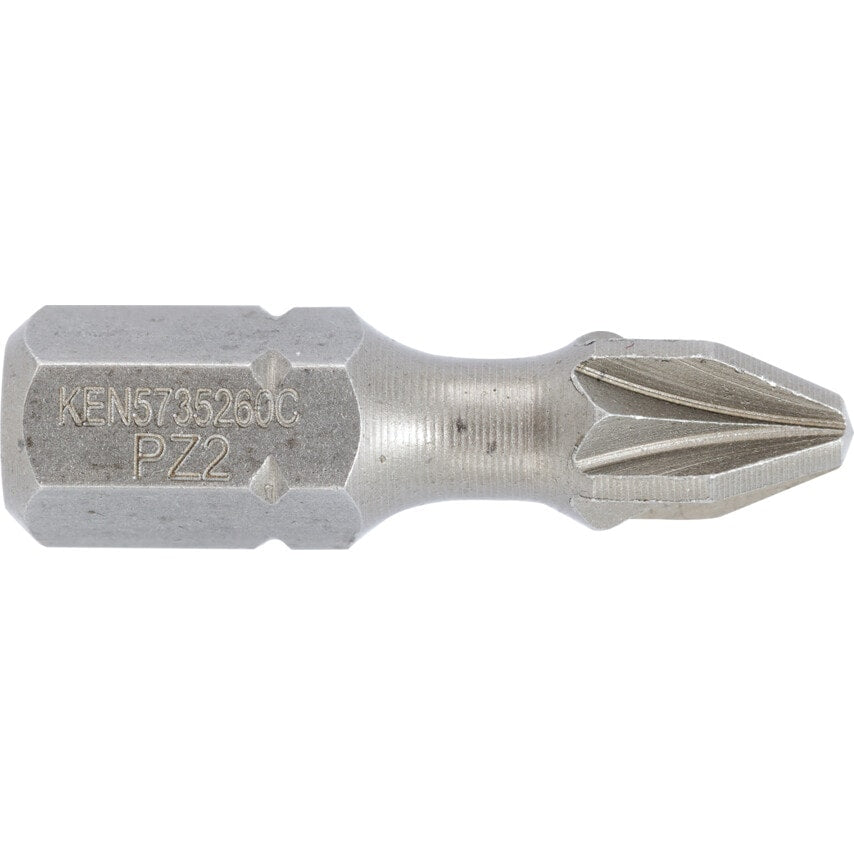 No.2x25mm Pozidriv Torsion Bit 1/4" Hex