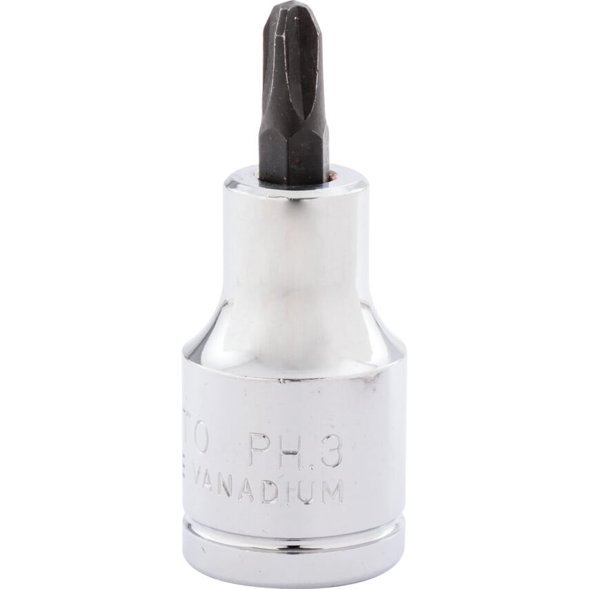 No.3X55mm Philips Socket 1/2" Square Drive
