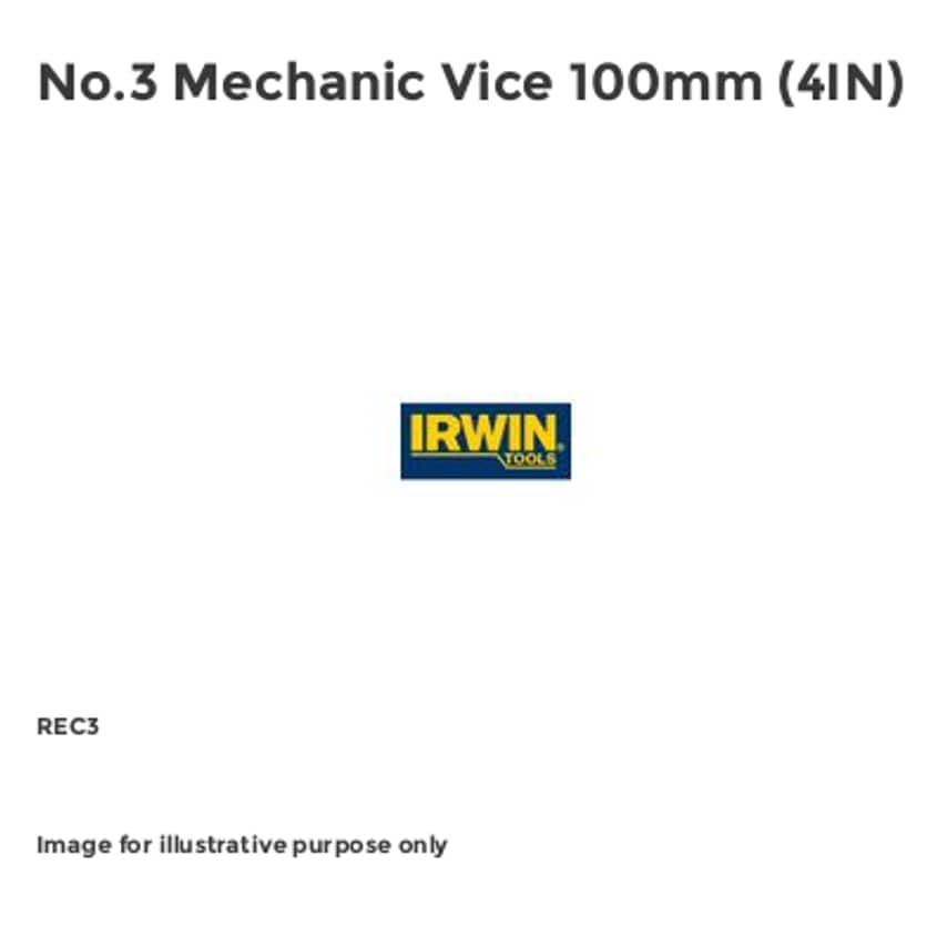 No.3 Mechanic Vice 100mm (4IN)